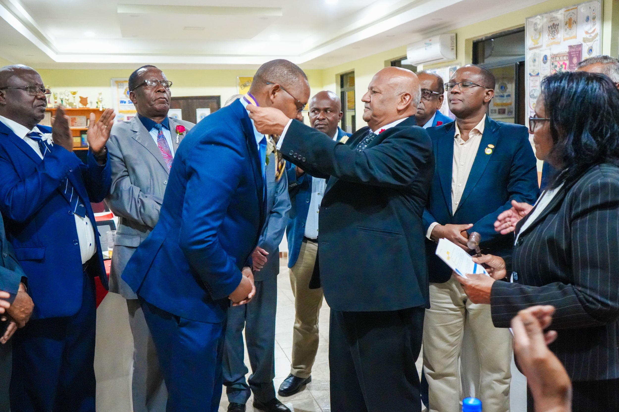 Lion Dr. Patrick Gathondu Installed As President Of Embu Lions Club